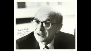 Milton Friedman - Photograph Signed 11/24/1978