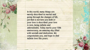 10th wedding anniversary quotes