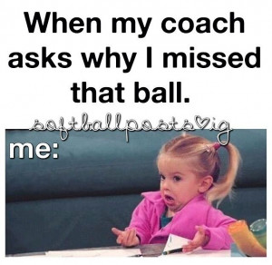 Havent played softball in a long time, but when I did, this is exactly ...