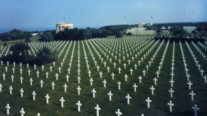 Le cimetièreaméricain de Colleville-sur-Mer, aujourd'hui