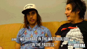 pierce the veil vic fuentes jaime preciado animated GIF