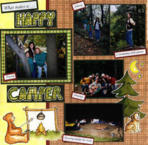 Camping Scrapbooking Ideas. Photo Credit: About.com Scrapbooking