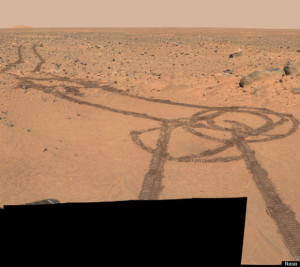 Nasa Mars Rover Accidentally Draws Penis On Red Planet