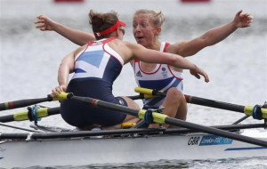 winning the women's lightweight double sculls final of the rowing ...