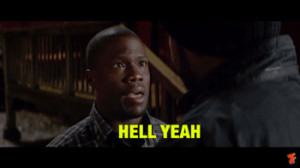 funny movie ice cube kevin hart hell yeah ride along animated GIF