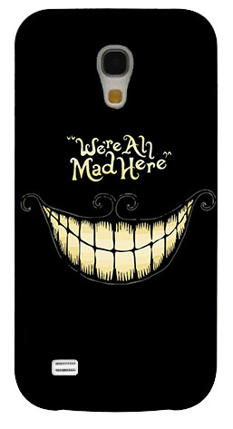 New-arrival-We-re-all-Mad-Here-Black-Cute-small-Hard-mobile-phone-case ...