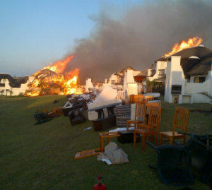 BREAKING NEWS Fire tearing through St Francis Bay Pictures