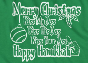 Merry Christmas Kiss My Ass - Christmas Vacation - funny t shirts ...