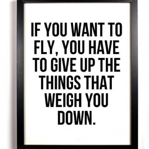 If You Want To Fly…