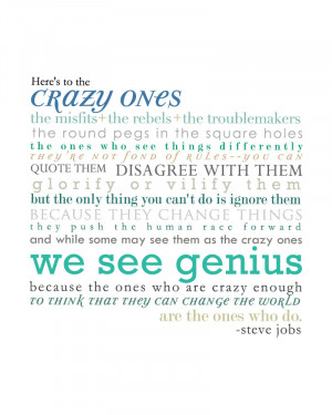 Pretty Girl Swag Quotes Steve jobs quote posters