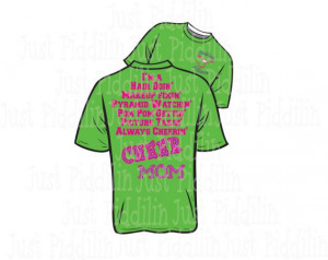 Cheer Mom Tshirt by JustPiddilin on Etsy, $27.95