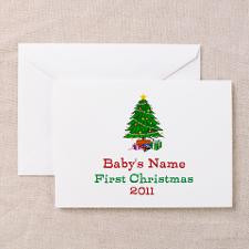 Baby Santa Babies First Christmas Greeting Card