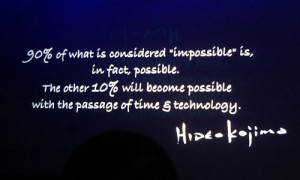 ... is also one of his favorite quotes from scientist Robert H. Goddard