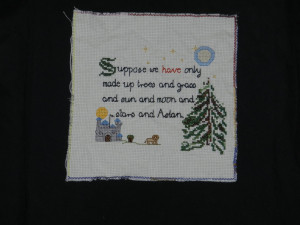 Narnia Quote Cross Stitch by Emalthya