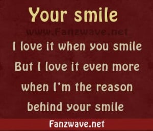 your the reason i smile quotes