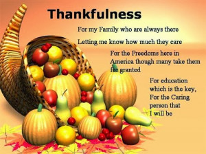 Meaning Thanksgiving Poems For Family