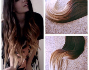 Ombre Dipped Remy Tape Seamless Tape Hair by HairCouturebyHamo