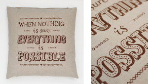 everything is possible cushion