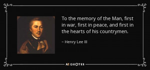 Henry Lee III Quotes