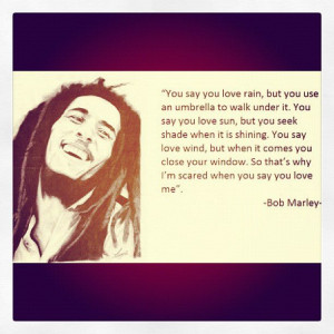 Bob Marley Quotes On Smoking Weed