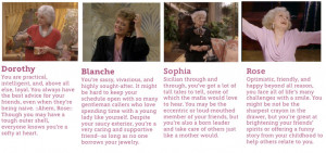 ... Golden Girl? In other news, did you know that the Golden Girls are