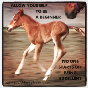 Allow yourself to be a beginner
