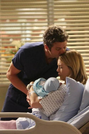 ... 10: First Photos of Meredith, Derek, and Baby Bailey! - Grey's Anatomy