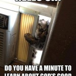 ... Jehovah’s Witness Cat Needs To Have A Talk About God Witness The