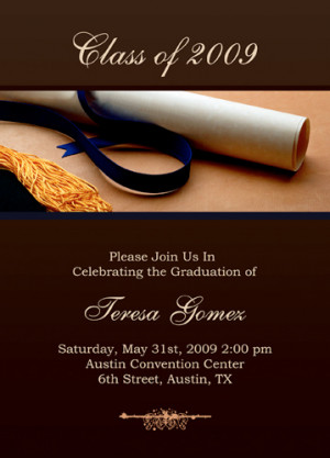 2011 graduation announcements