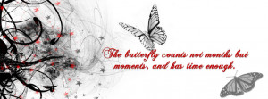 Beautiful Butterflies Quote Best Facebook Cover for Profile