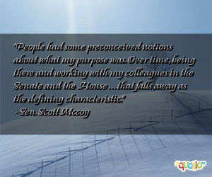 People had some preconceived notions about what