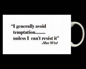 Details about MAE WEST Quote ~MUG~ 