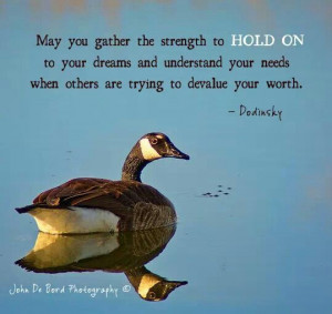 Hold on to your dreams