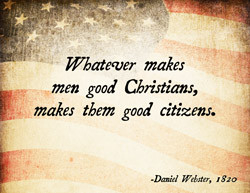 John Adams Christianity Quote Poster