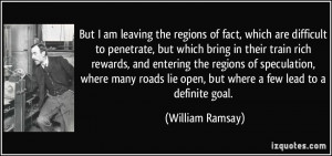 But I am leaving the regions of fact, which are difficult to penetrate ...