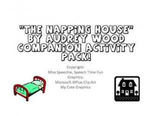 Speech Time Fun The Napping House Panion Activity Pack