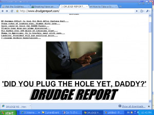 The DrudgeReport Turns Obama's kids question into sexual innuendo. Is ...