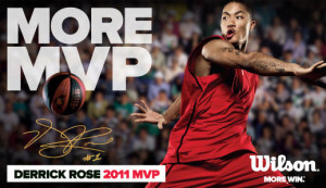 Wilson is getting ready to put a Limited Edition Derrick Rose MVP ...