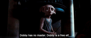 dobby, free, text