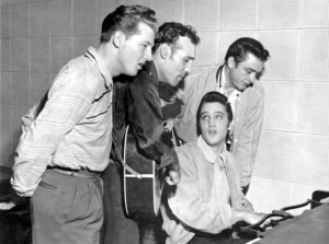 Elvis Presley: In 1956, Elvis Presley, Carl Perkins, Jerry Lee Lewis ...