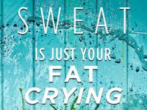 Sweat Is Just Your Fat Crying