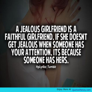 Jealous Girlfriend Faithful