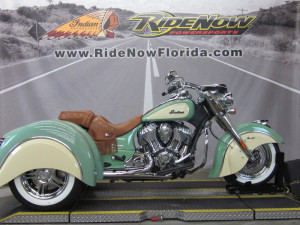 2015 Indian® Chief® Vintage Willow Green/Ivory Cream Trike Ocala ...