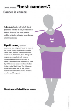 Thyroid Cancer Awareness - There are no, 