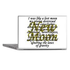 New Moon Quote Laptop Skins for