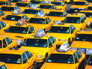 New York Yellow Taxi Wallpaper