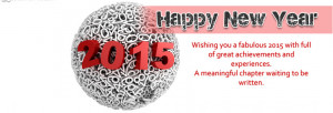 Cool Stylish Happy New Year 2015 FB timeline covers