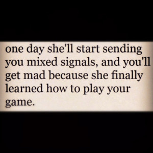 ... ?!! Never! Don't hate the player, hate the GAME?!?! Hahahahaha