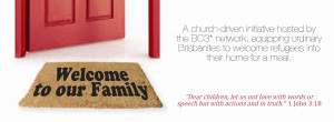 time, our church is co-hosting an event called Welcome to our Family ...
