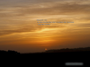 Christian Quotes Sunset Horizon Wallpaper with 1024x768 Resolution